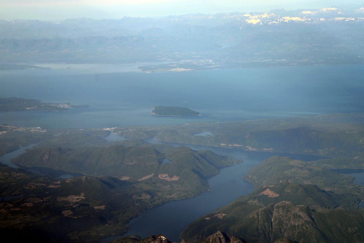 10 1slands After Leaving Vancouver From Airplane